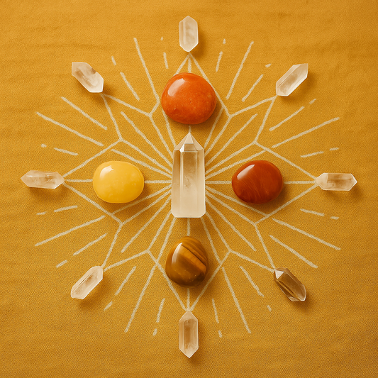 How to Create a Summer Solstice Crystal Grid