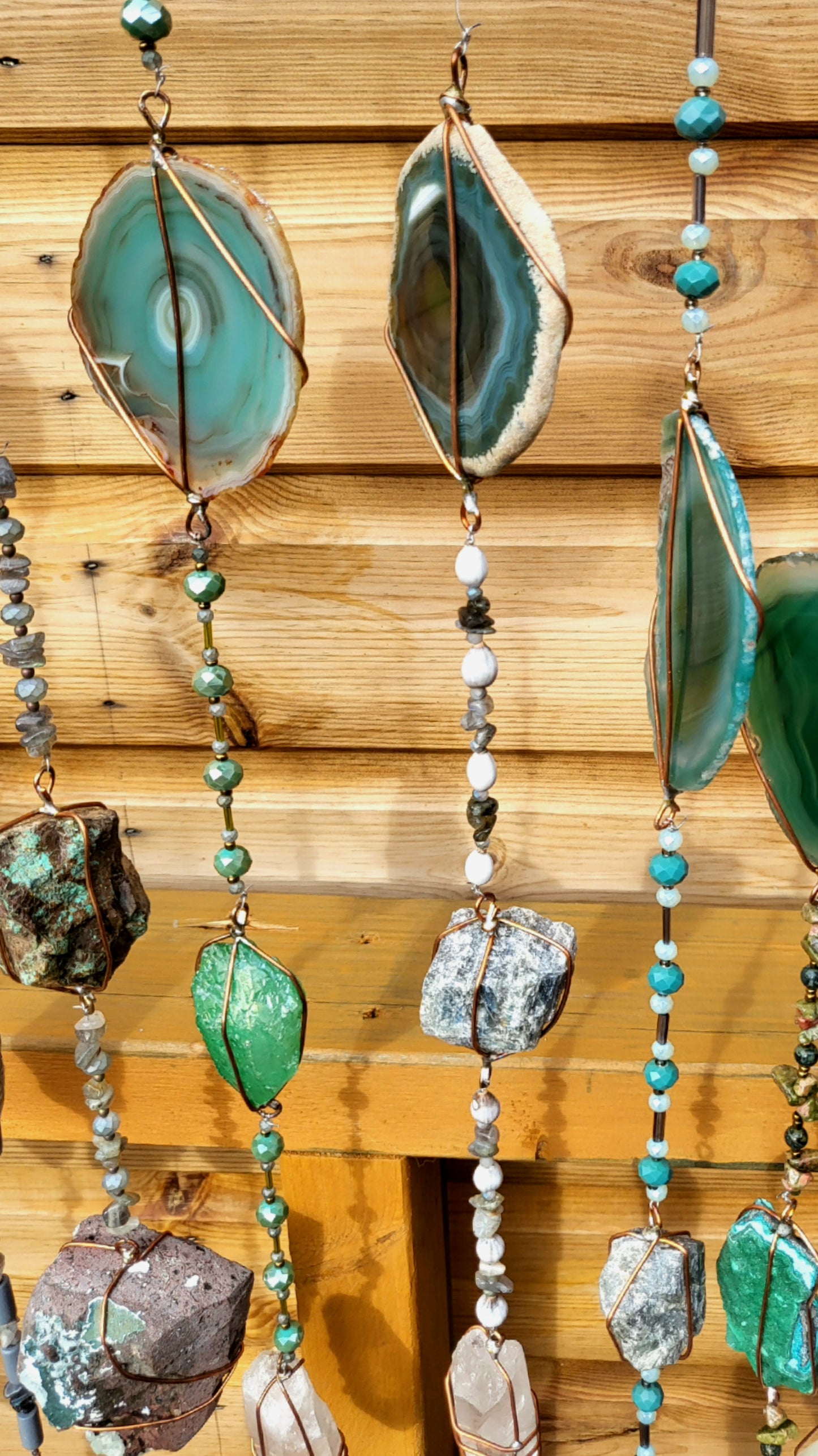 Crystal Mobiles_ Green_ Healing & Balancing Emotions