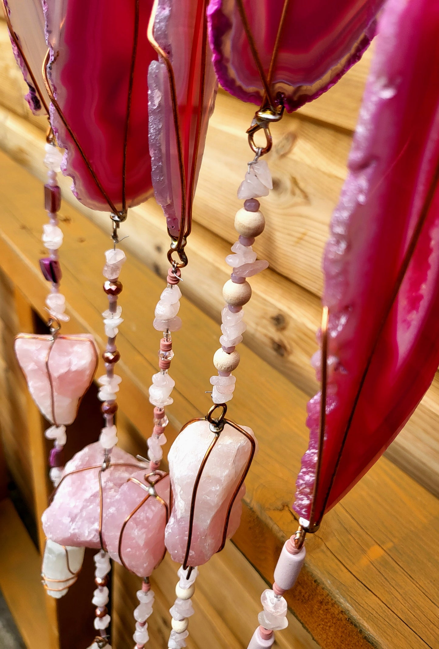 Crystal Mobiles_ Pink Emotionally Soothing & Calming, love