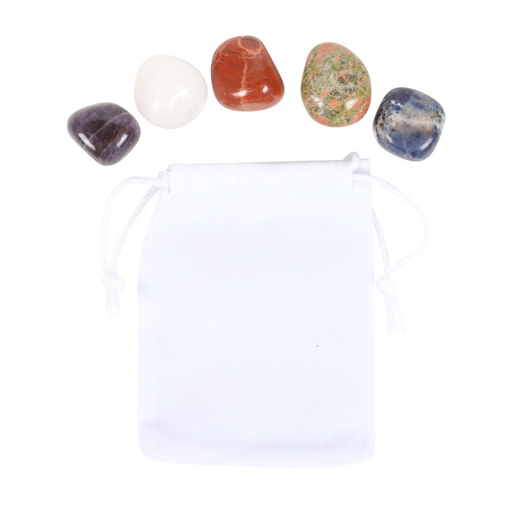 Virgo Crystal Tumble stone Set