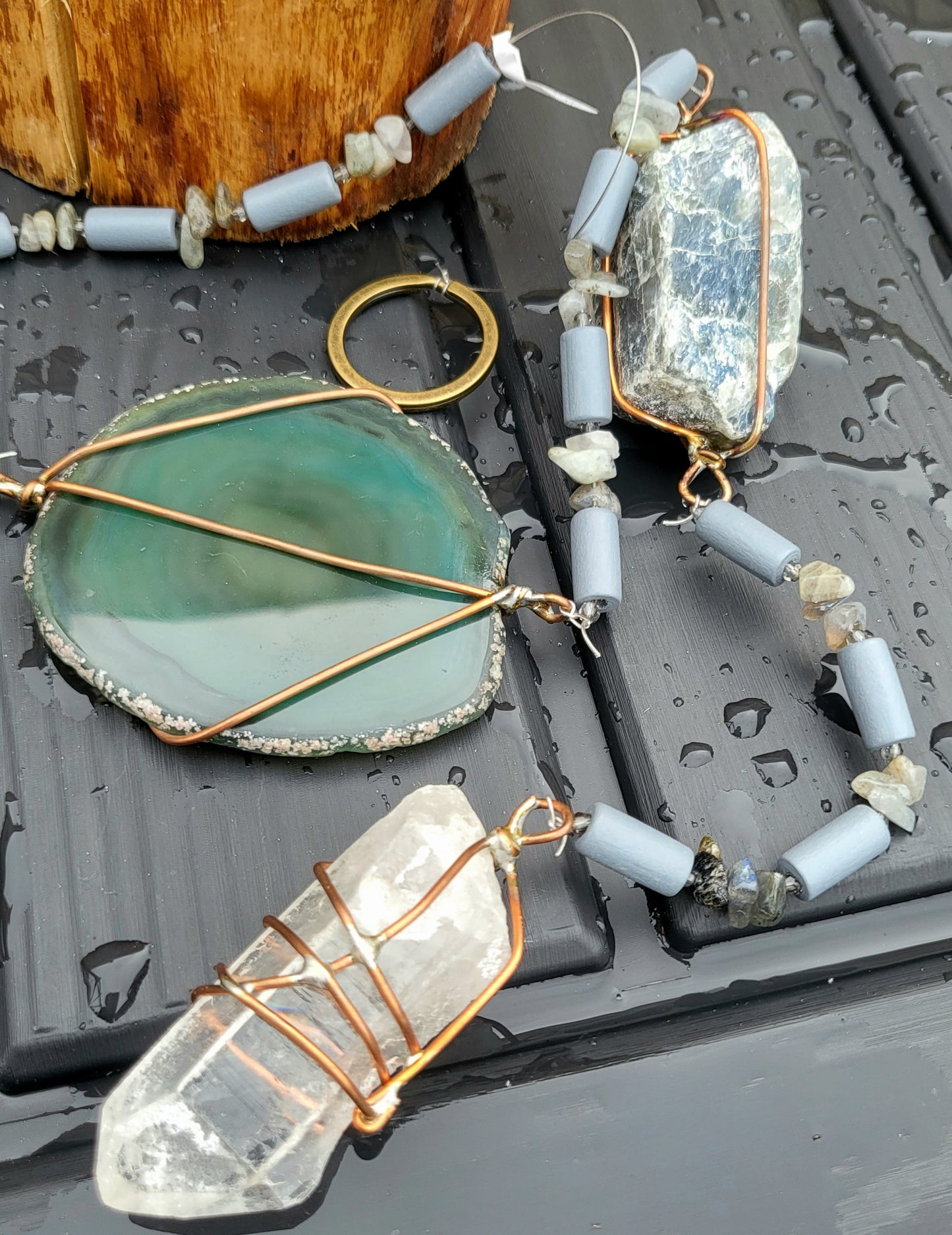 Crystal Mobiles_ Green_ Healing & Balancing Emotions