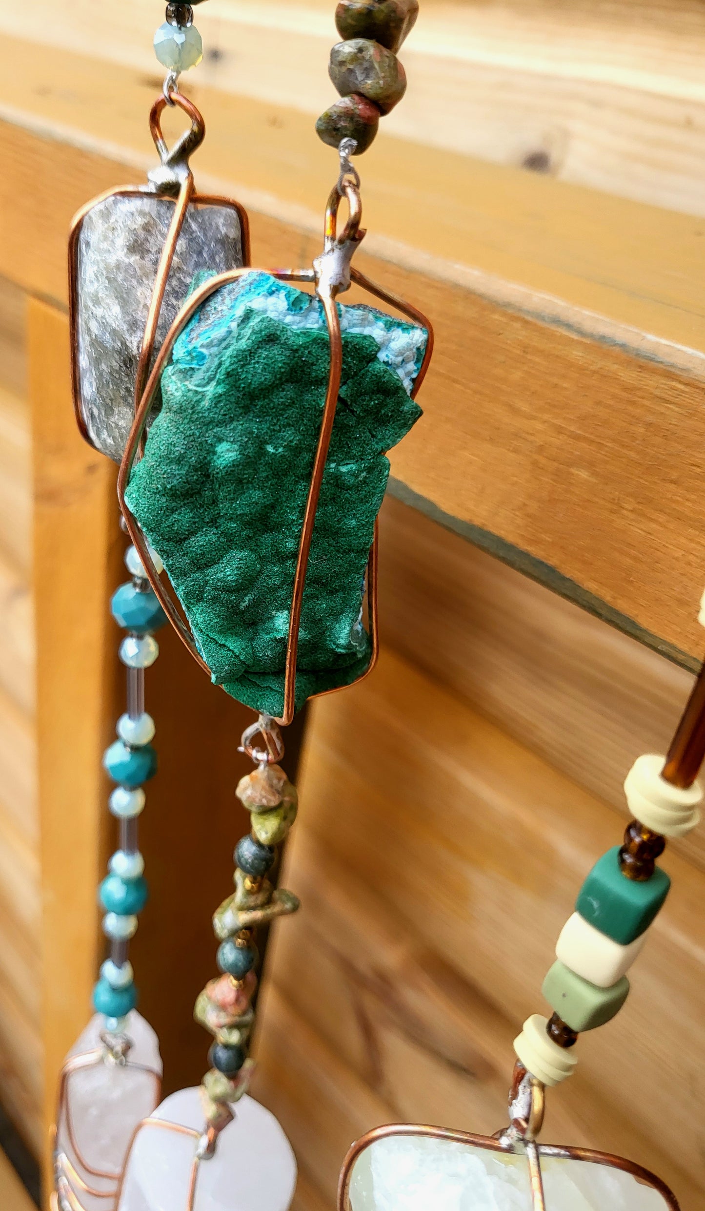 Crystal Mobiles_ Green_ Healing & Balancing Emotions