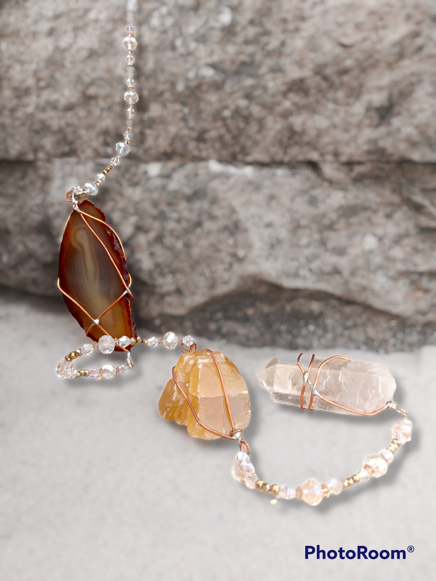 Crystal Mobiles_ Orange- Releasing Emotions & Lifting the Spirit