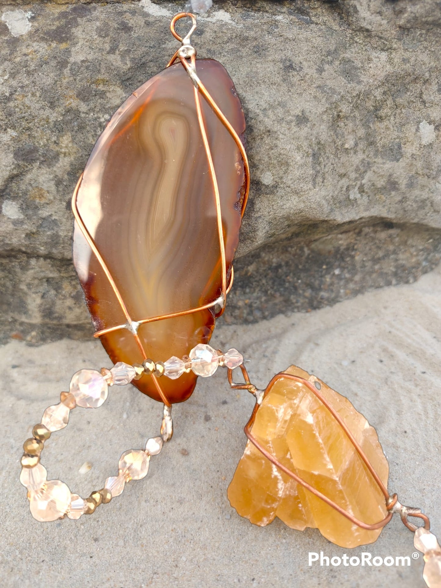 Crystal Mobiles_ Orange- Releasing Emotions & Lifting the Spirit